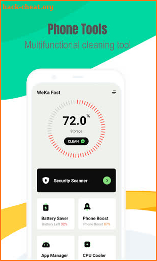 WeKa Fast - phone speed up screenshot