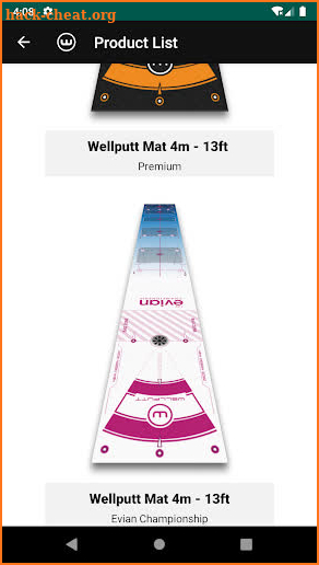 Wellputt Mat Training Book screenshot