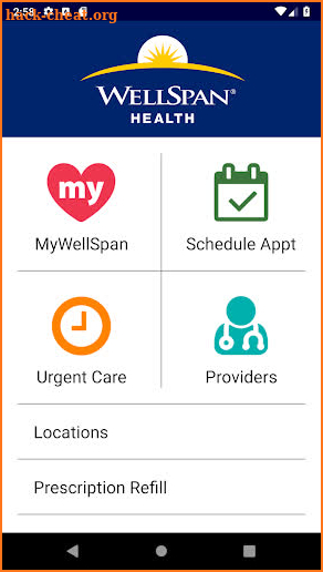 WellSpan Health screenshot