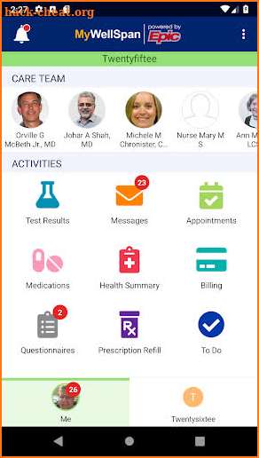 WellSpan Health screenshot