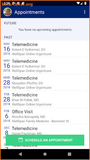 WellSpan Health screenshot