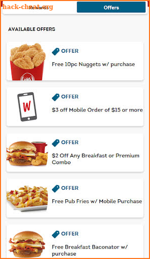 Wendy s Coupons, Specials, Deals & Games screenshot