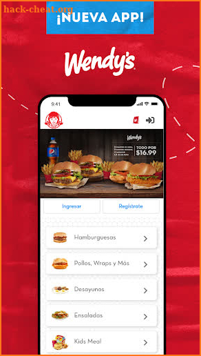 Wendy's El Salvador screenshot