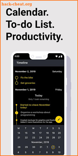 Werk Log - Tasks, notes, To-Do list and reminders screenshot