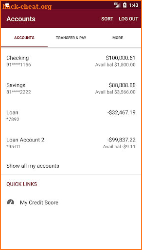 WESLA Federal Credit Union screenshot