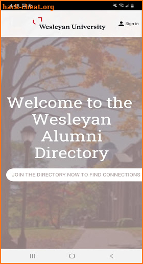 Wesleyan Connect screenshot