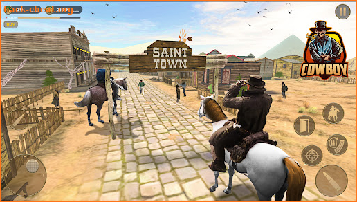 West Cowboy Horse Riding Game screenshot