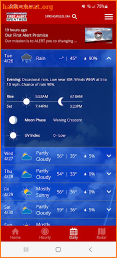 Western Mass News Weather screenshot