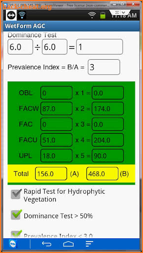 WetForm NCNE screenshot