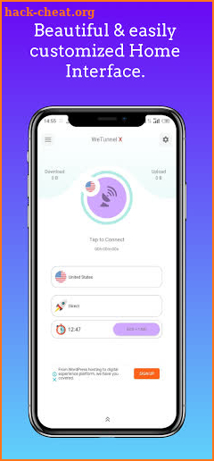 WeTunnelX screenshot