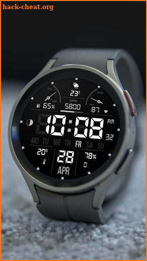 WFP 104 Digital watch face screenshot