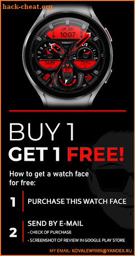 WFP 238 PREDATOR2 Watch Face screenshot