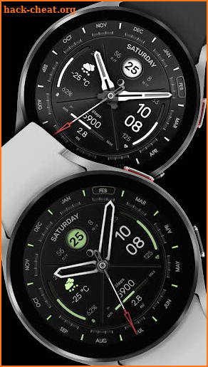 WFP 307 modern watch face screenshot