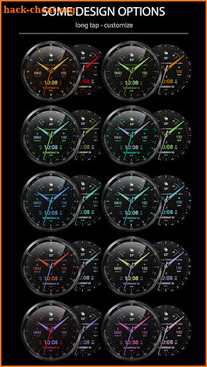 WFP 311 Modern watch face screenshot