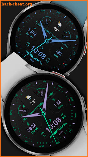 WFP 311 Modern watch face screenshot