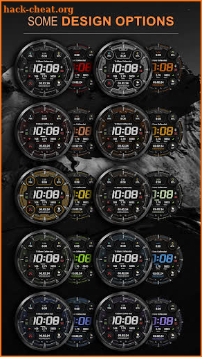 WFP 329 Digital watch face screenshot