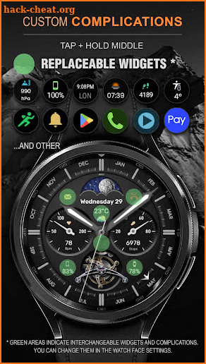 WFP 334 Business watch face screenshot