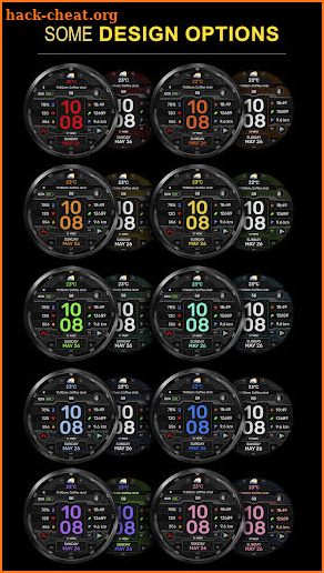 WFP 337 Digital watch face screenshot