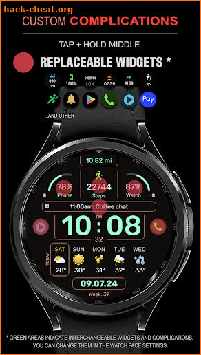 WFP 341 Informer watch face screenshot