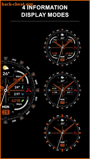 WFP 342 Ultra watch face screenshot