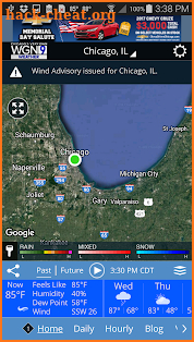 WGN Weather screenshot