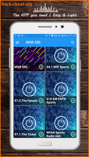 WGR 550 Buffalo Sports screenshot