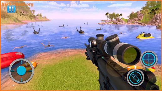 Whale Shark Attack FPS Sniper Shooter screenshot