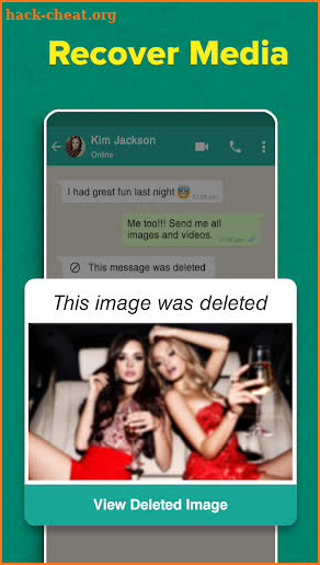 What Recover Deleted Messages & Media for whatsapp screenshot