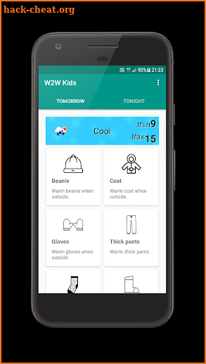 What to Wear Weather - Kids screenshot