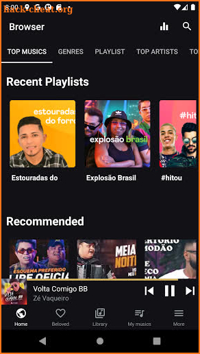 Whatlisten - Reprodutor de música - MP3 Player screenshot