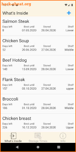 What's Inside my Freezer screenshot
