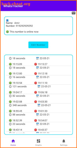 Whats Tracker: Last Seen : Online Tracker screenshot