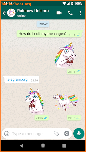 WhatsApp Stickers - Telegram screenshot