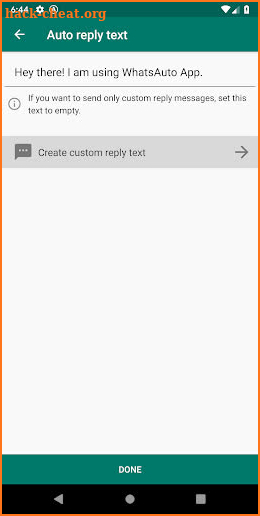 WhatsAuto - Reply App screenshot