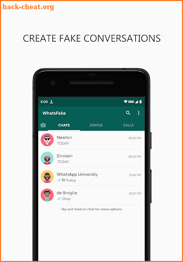 WhatsFake - Fake Chats screenshot