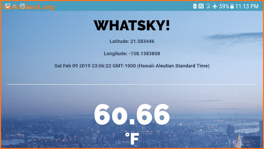 WhatSky! screenshot