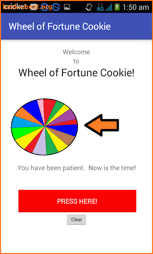 Wheel of Fortune Cookie screenshot