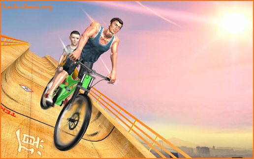 Wheels of Glory — Happy Mega Ramp Bicycle Drive 3D screenshot