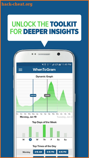 WhenToGram - Best Time to Post screenshot