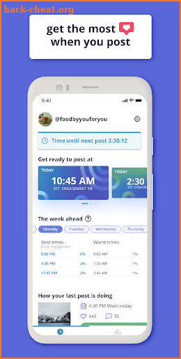 WhenToPost: Best Times to Post screenshot