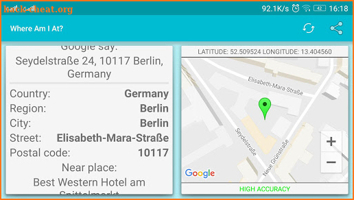 Where Am I At - Find My Location Helper screenshot