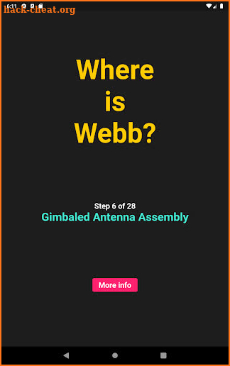 Where is Webb? - JWST Status screenshot