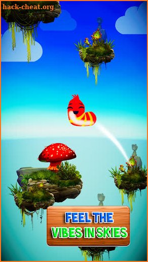 Whirlybird doodle larva jumping game screenshot