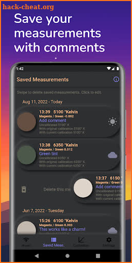 White Balance Kelvin Meter screenshot