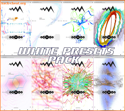 WHITE POWERAMP VISUALIZATION screenshot