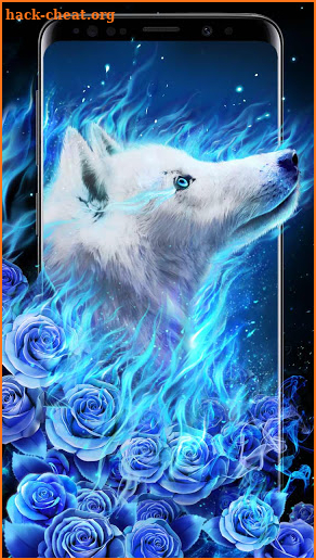 White Wolf Live Wallpaper screenshot