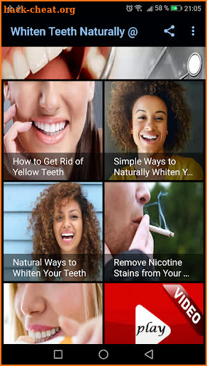 Whiten teeth naturally screenshot