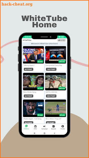 WhiteTube - Watch and Earn screenshot