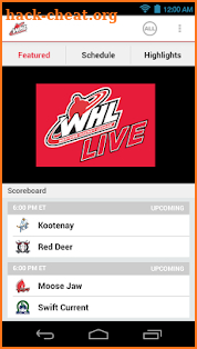 WHL Live screenshot