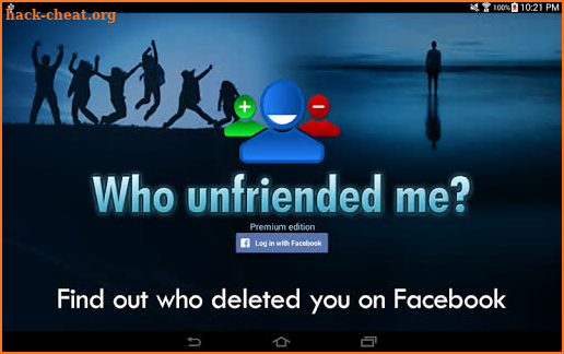 Who unfriended me? screenshot